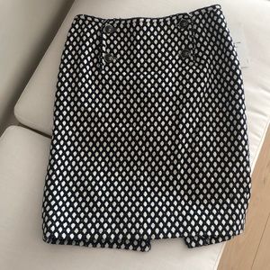 CHANEL Skirt Honeycomb Tweed 38 Fr